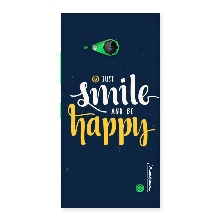 Just Smile Back Case for Lumia 730