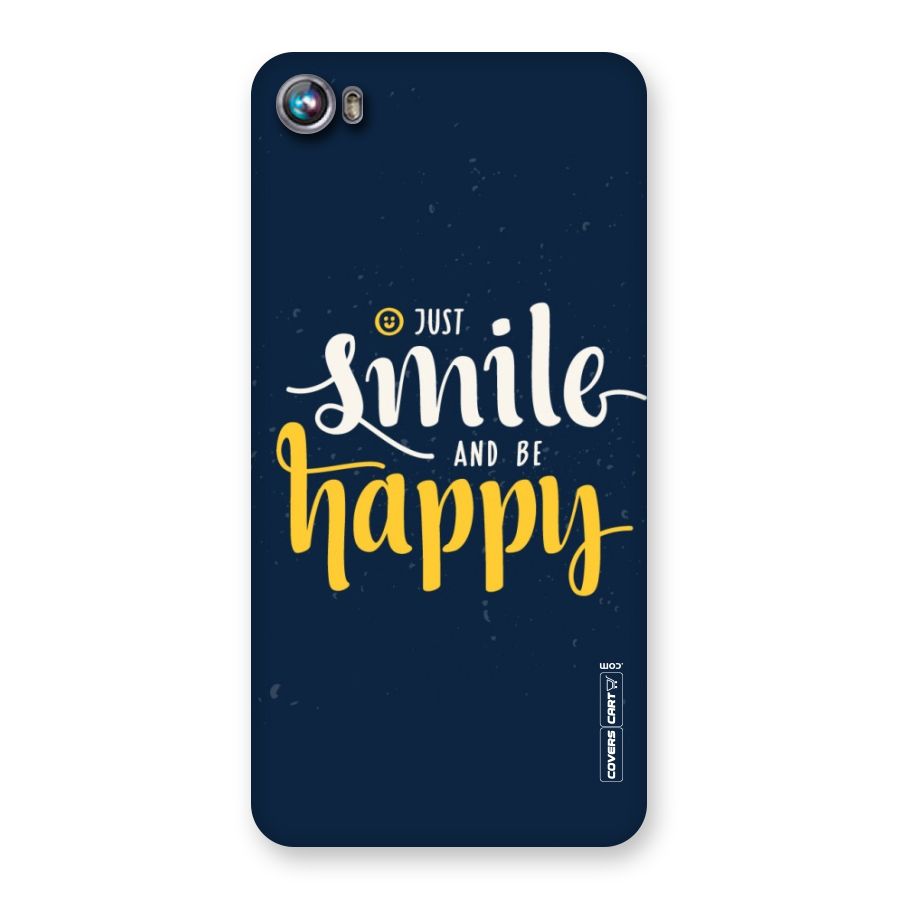 Just Smile Back Case for Micromax Canvas Fire 4 A107