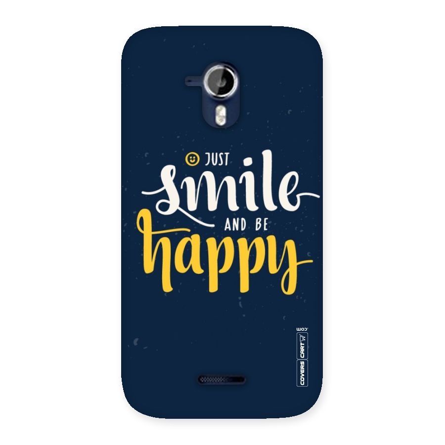 Just Smile Back Case for Micromax Canvas Magnus A117