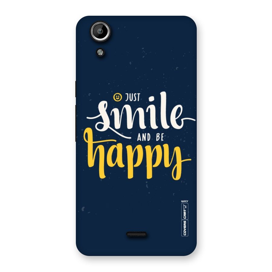 Just Smile Back Case for Micromax Canvas Selfie Lens Q345