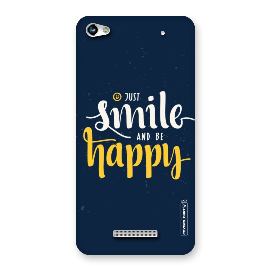 Just Smile Back Case for Micromax Hue 2