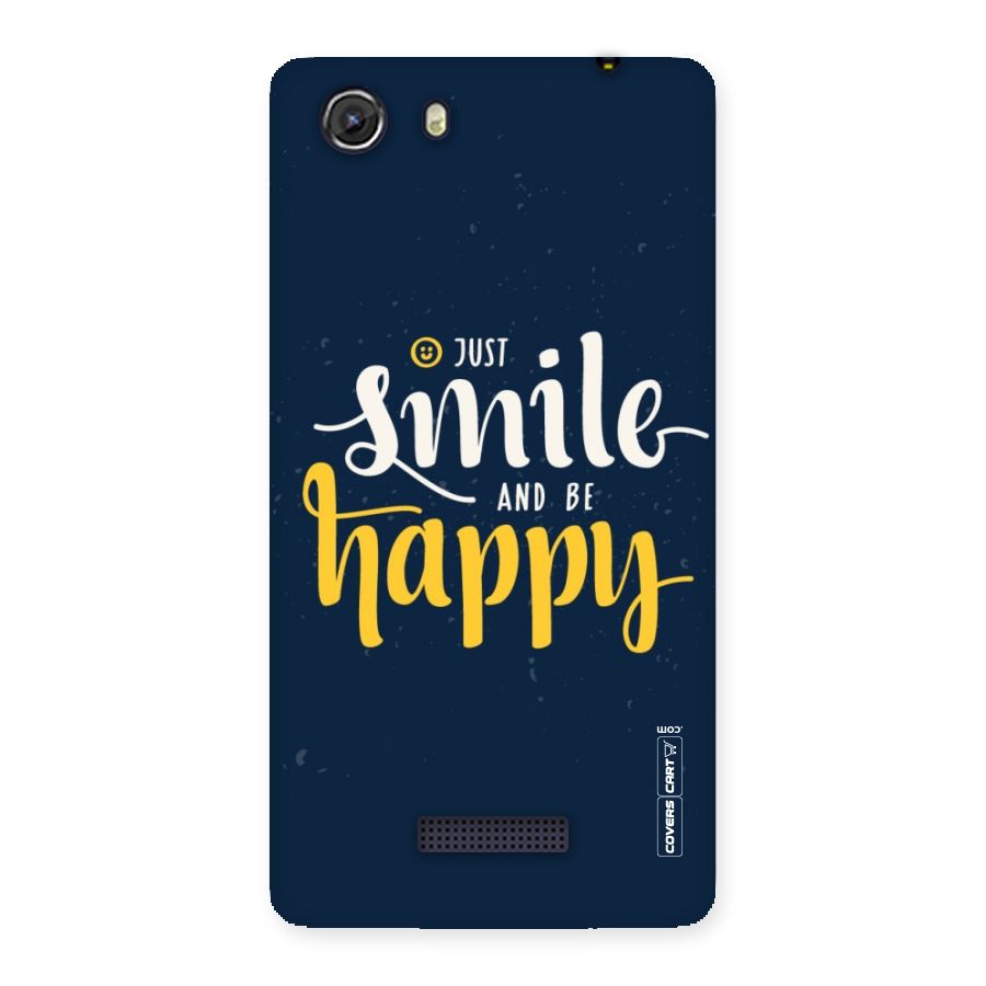 Just Smile Back Case for Micromax Unite 3