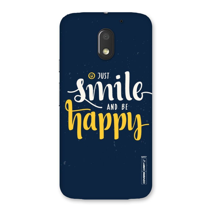 Just Smile Back Case for Moto E3 Power
