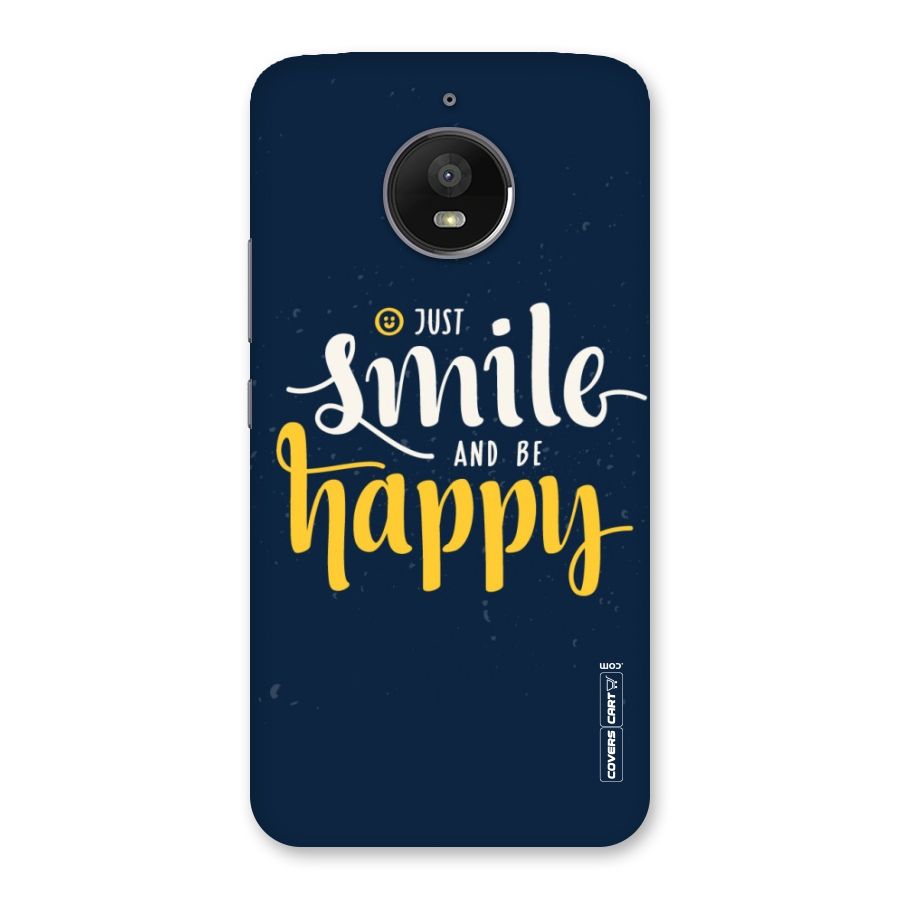 Just Smile Back Case for Moto E4 Plus