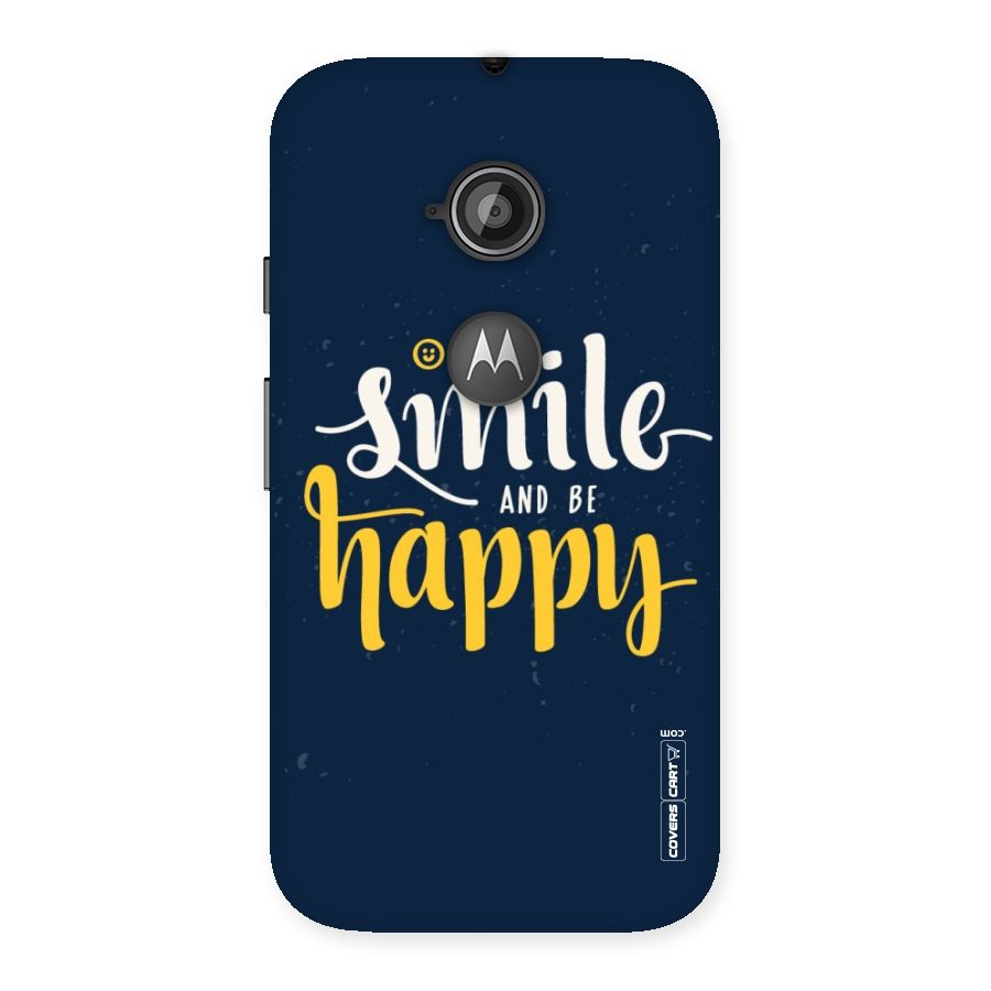 Just Smile Back Case for Moto E 2nd Gen