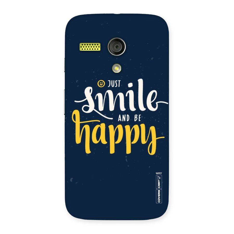 Just Smile Back Case for Moto G