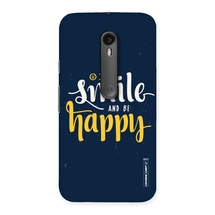 Just Smile Back Case for Moto G3