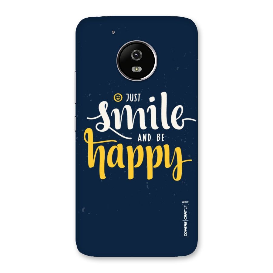 Just Smile Back Case for Moto G5