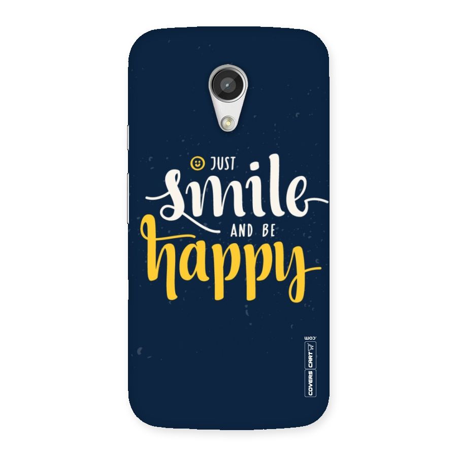 Just Smile Back Case for Moto G 2nd Gen