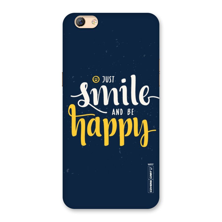 Just Smile Back Case for Oppo F3 Plus