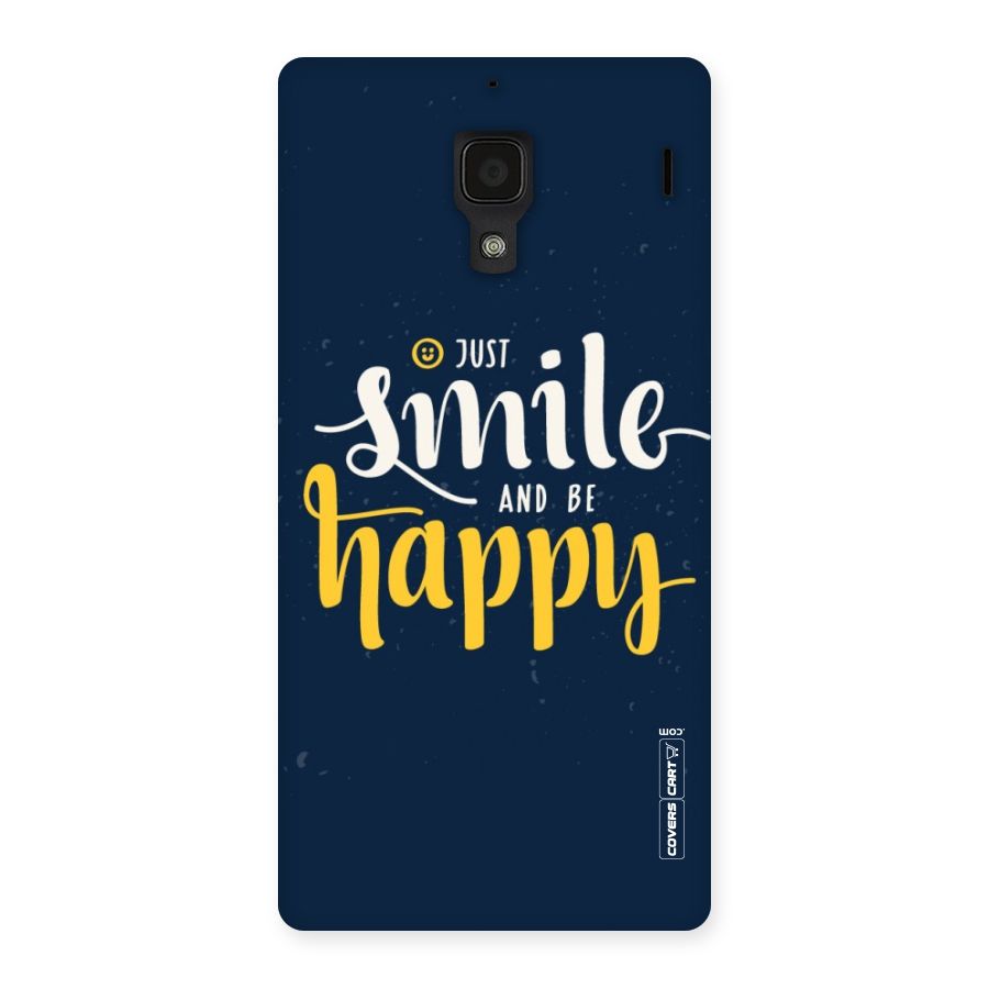 Just Smile Back Case for Redmi 1S
