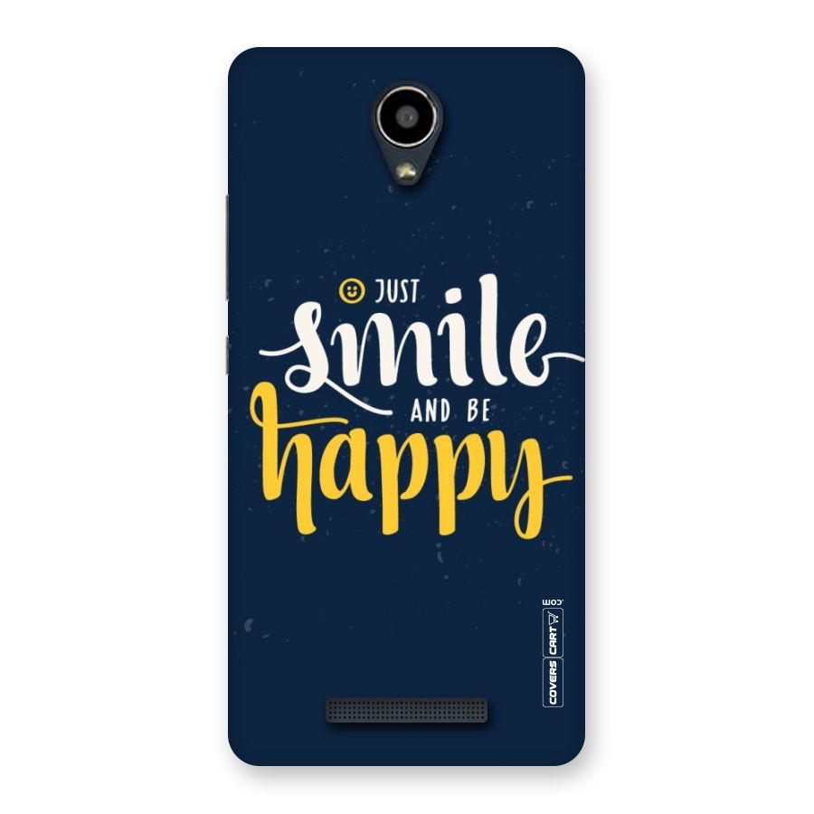 Just Smile Back Case for Redmi Note 2