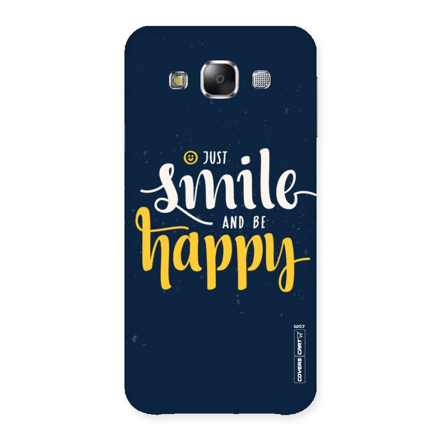 Just Smile Back Case for Samsung Galaxy E5