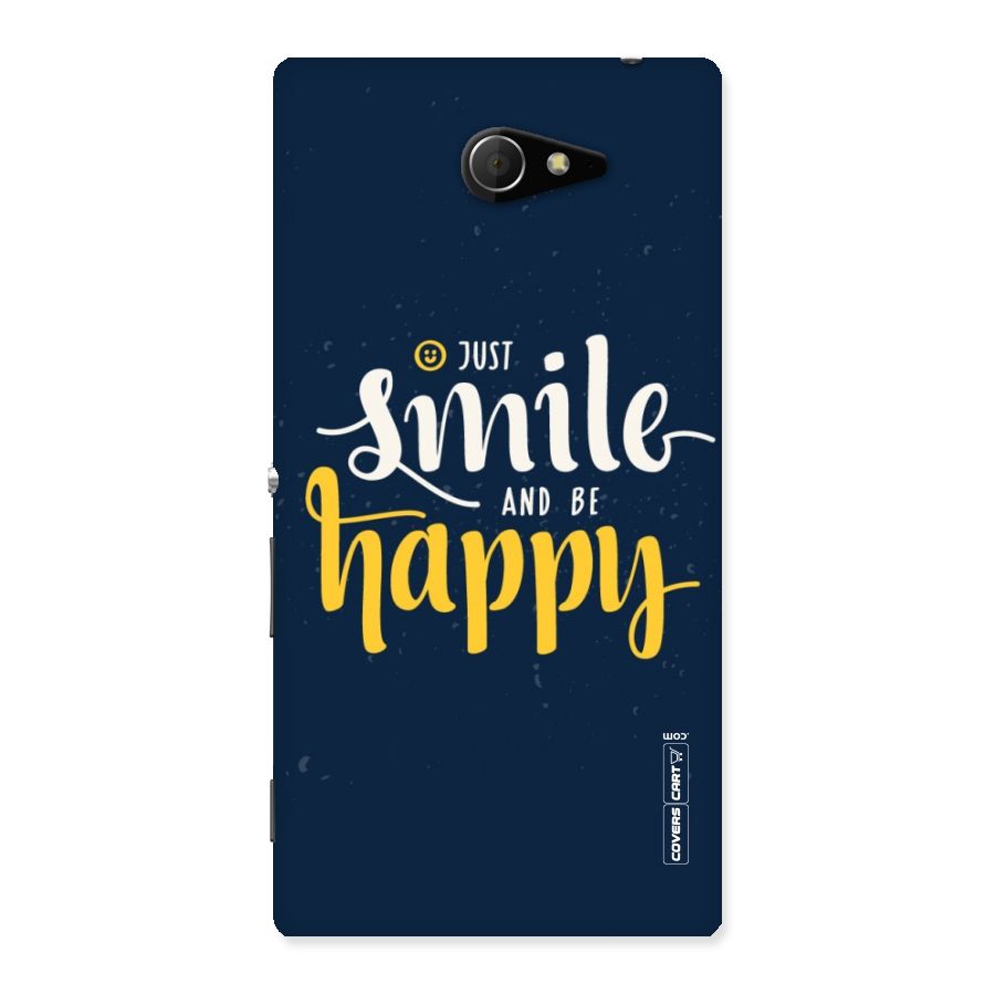 Just Smile Back Case for Sony Xperia M2