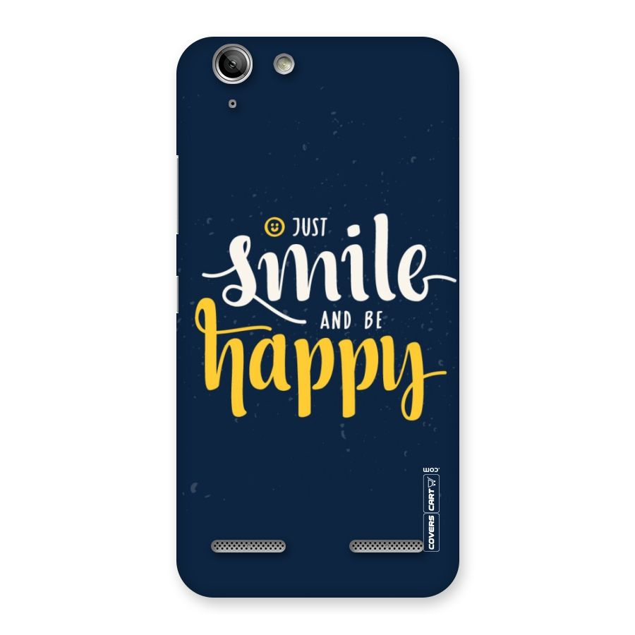 Just Smile Back Case for Vibe K5 Plus