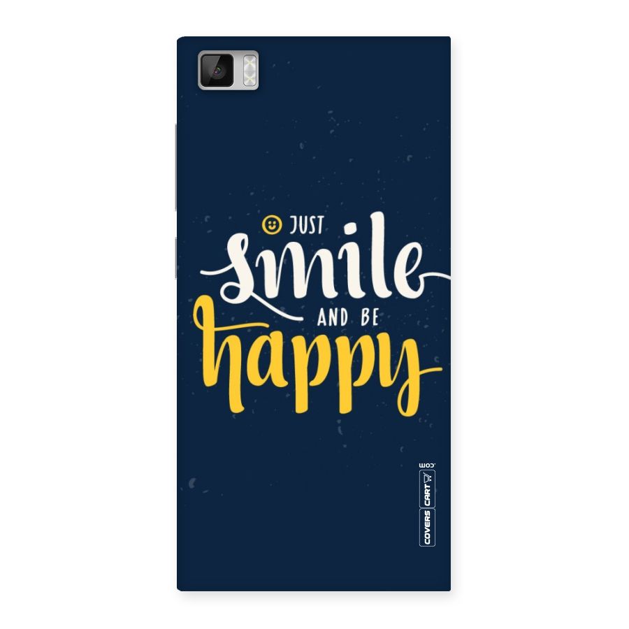 Just Smile Back Case for Xiaomi Mi3