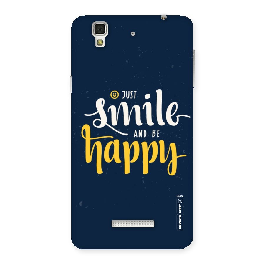 Just Smile Back Case for YU Yureka Plus