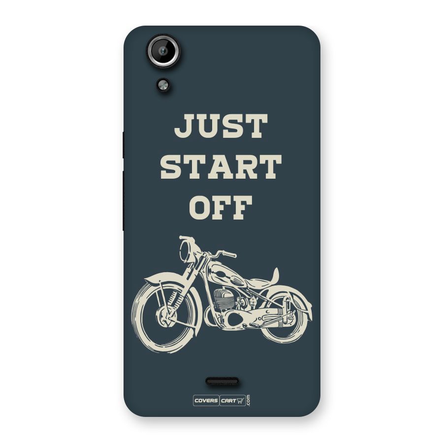 Just Start Off Back Case for Canvas Selfie Lens