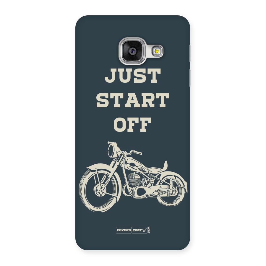 Just Start Off Back Case for Galaxy A3 2016