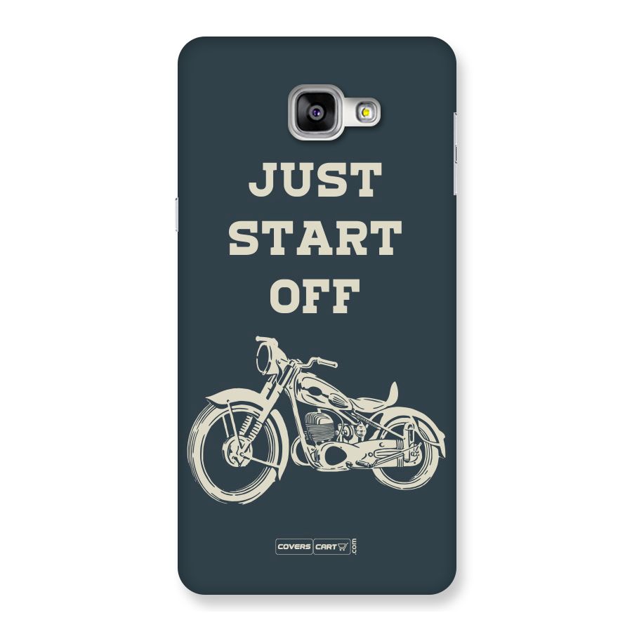 Just Start Off Back Case for Galaxy A9