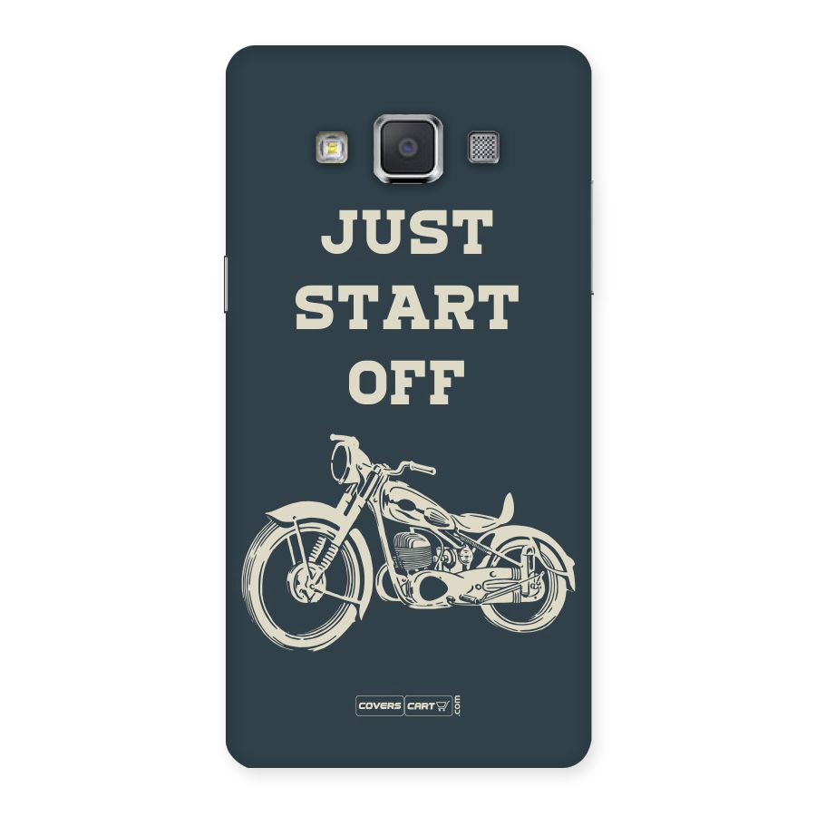 Just Start Off Back Case for Galaxy Grand Max