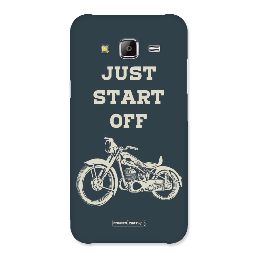 Just Start Off Back Case for Galaxy Grand Prime