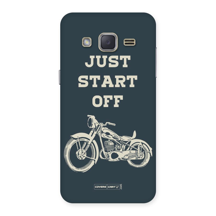 Just Start Off Back Case for Galaxy J2