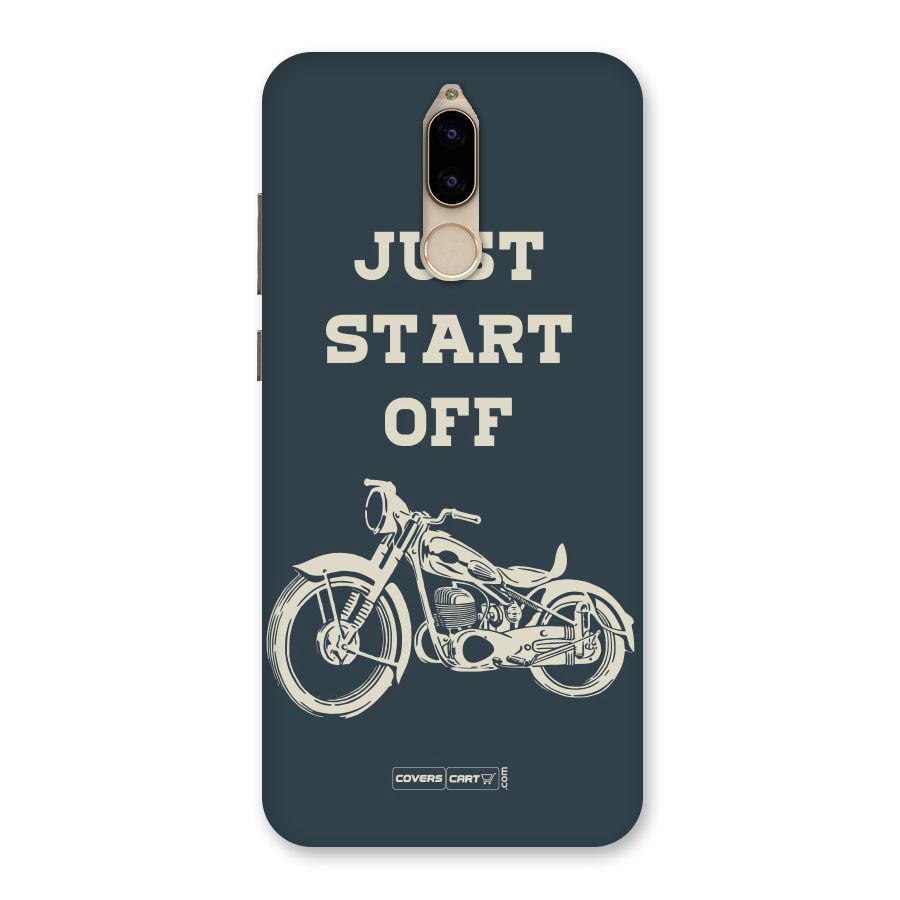 Just Start Off Back Case for Honor 9i
