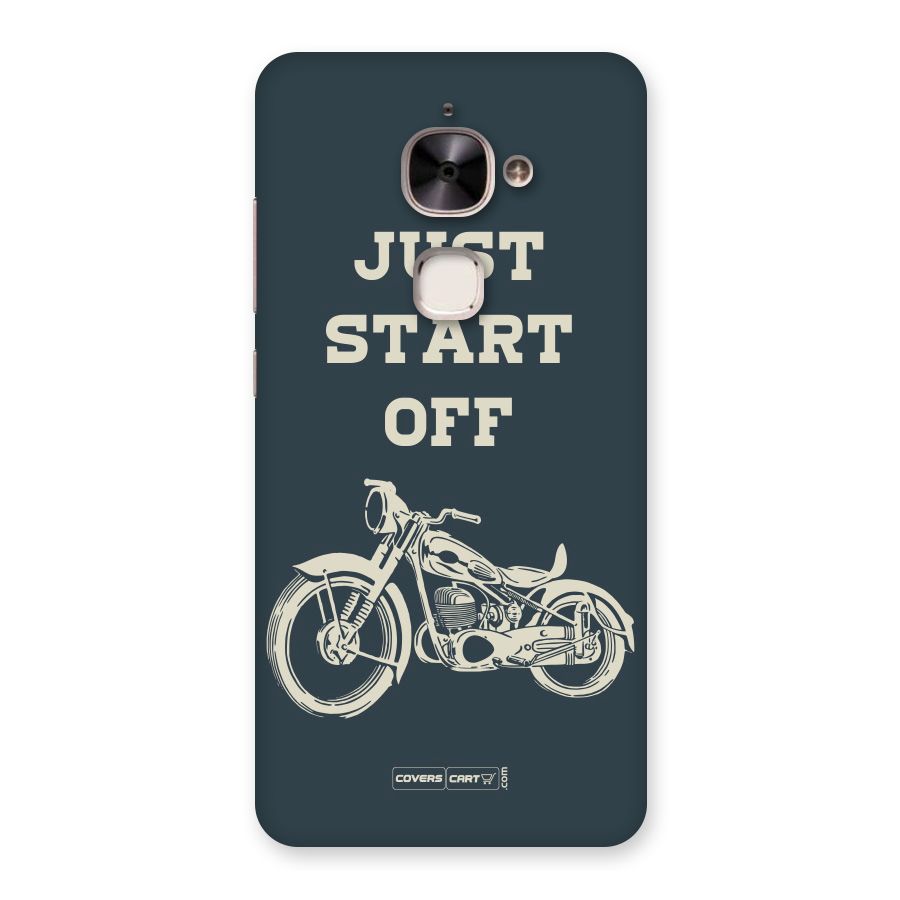 Just Start Off Back Case for Le 2