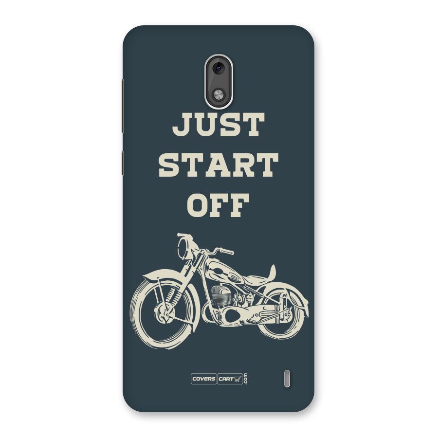 Just Start Off Back Case for Nokia 2