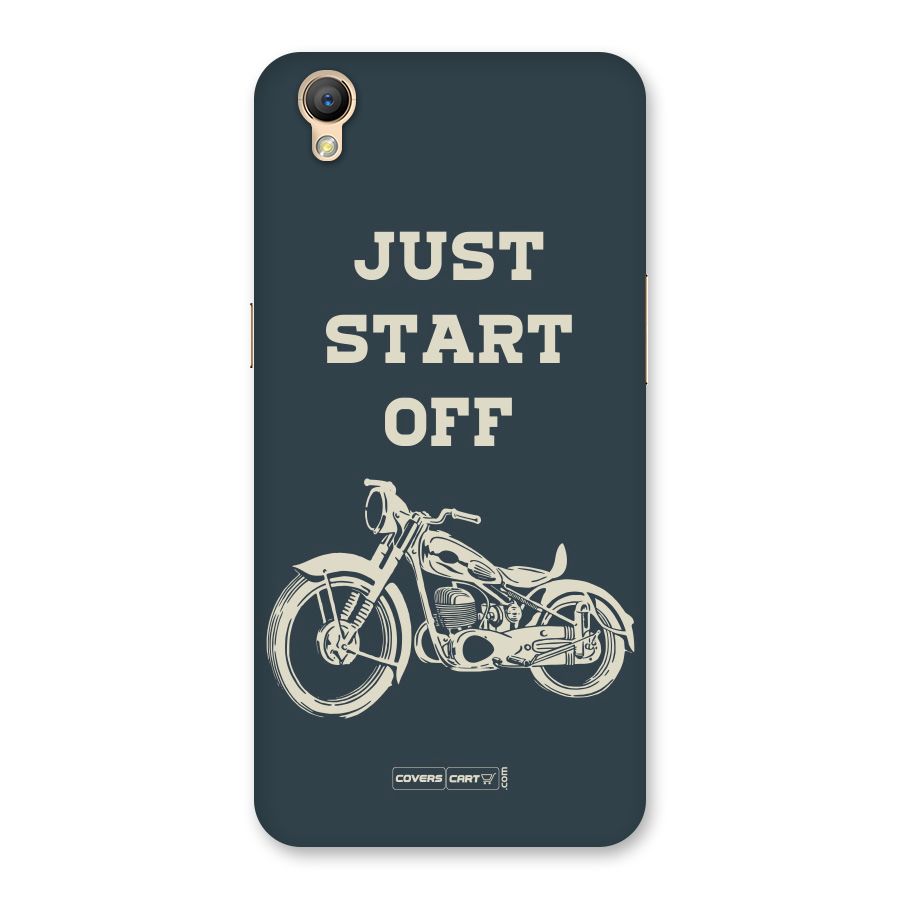 Just Start Off Back Case for Oppo A37