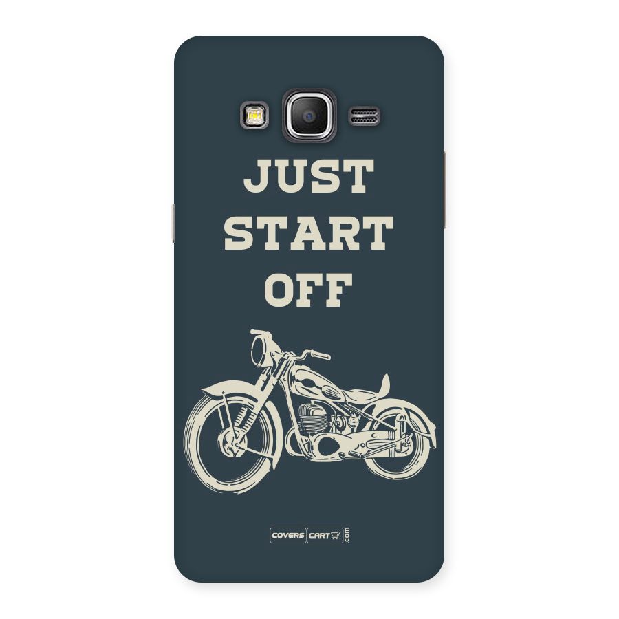 Just Start Off Back Case for Samsung Galaxy J2 2016