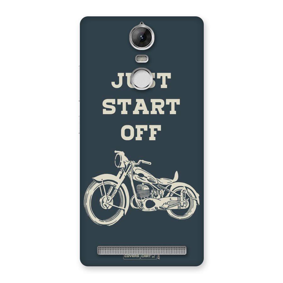 Just Start Off Back Case for Vibe K5 Note
