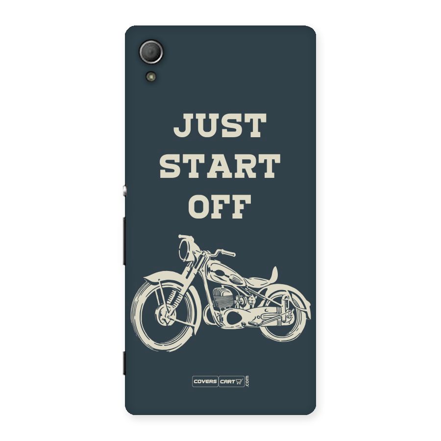 Just Start Off Back Case for Xperia Z3 Plus