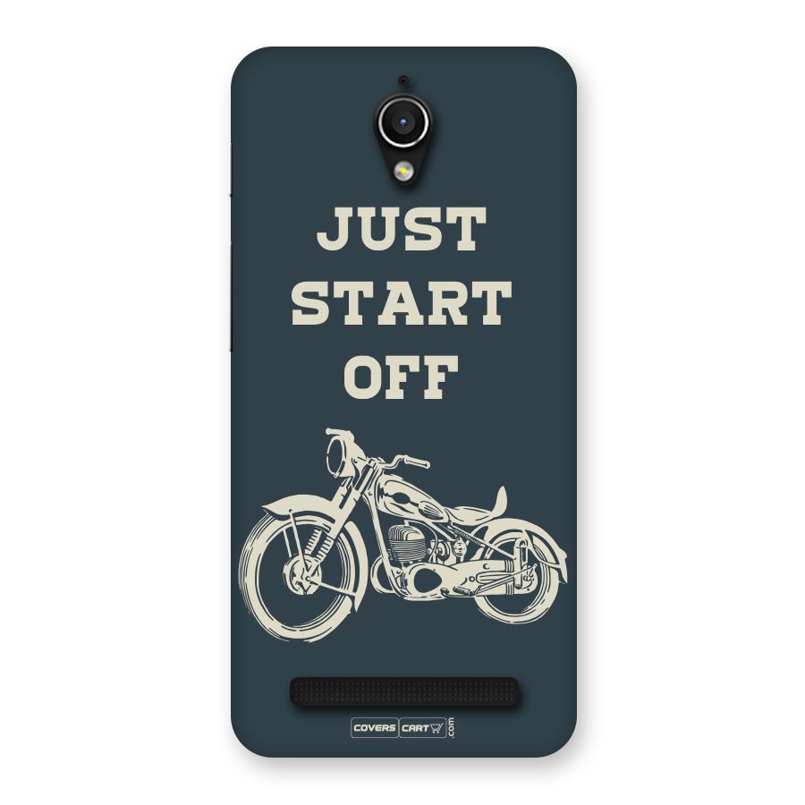 Just Start Off Back Case for Zenfone Go