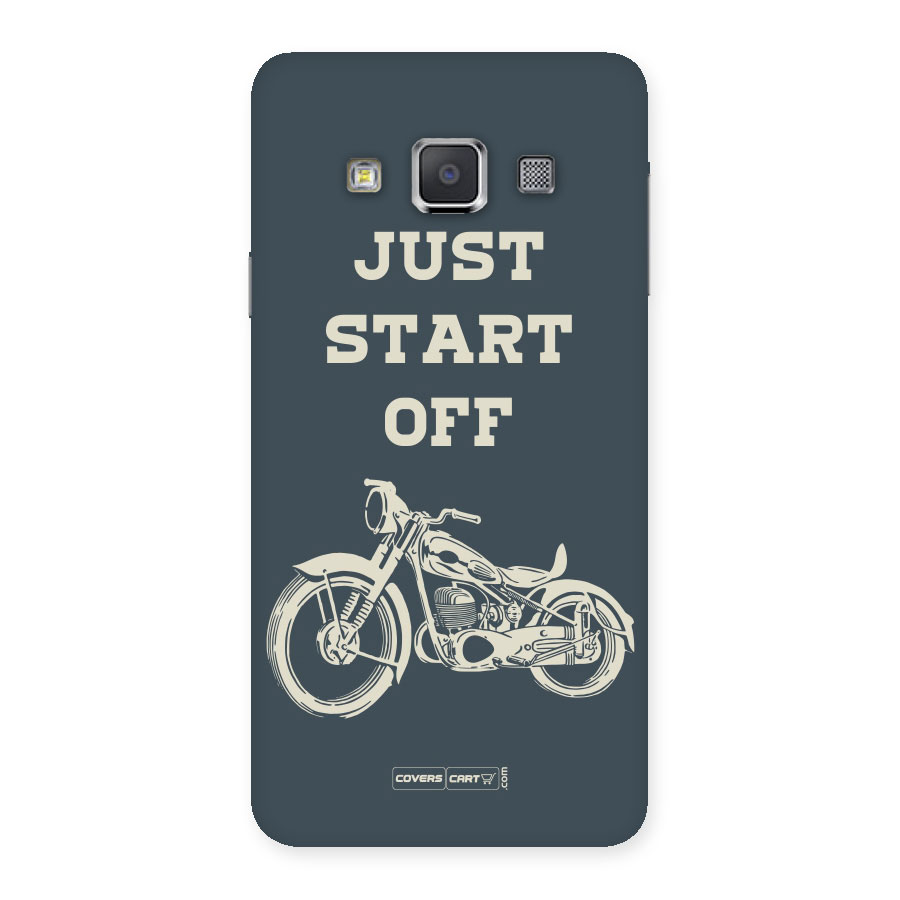 Just Start Off Back Case for Galaxy A3