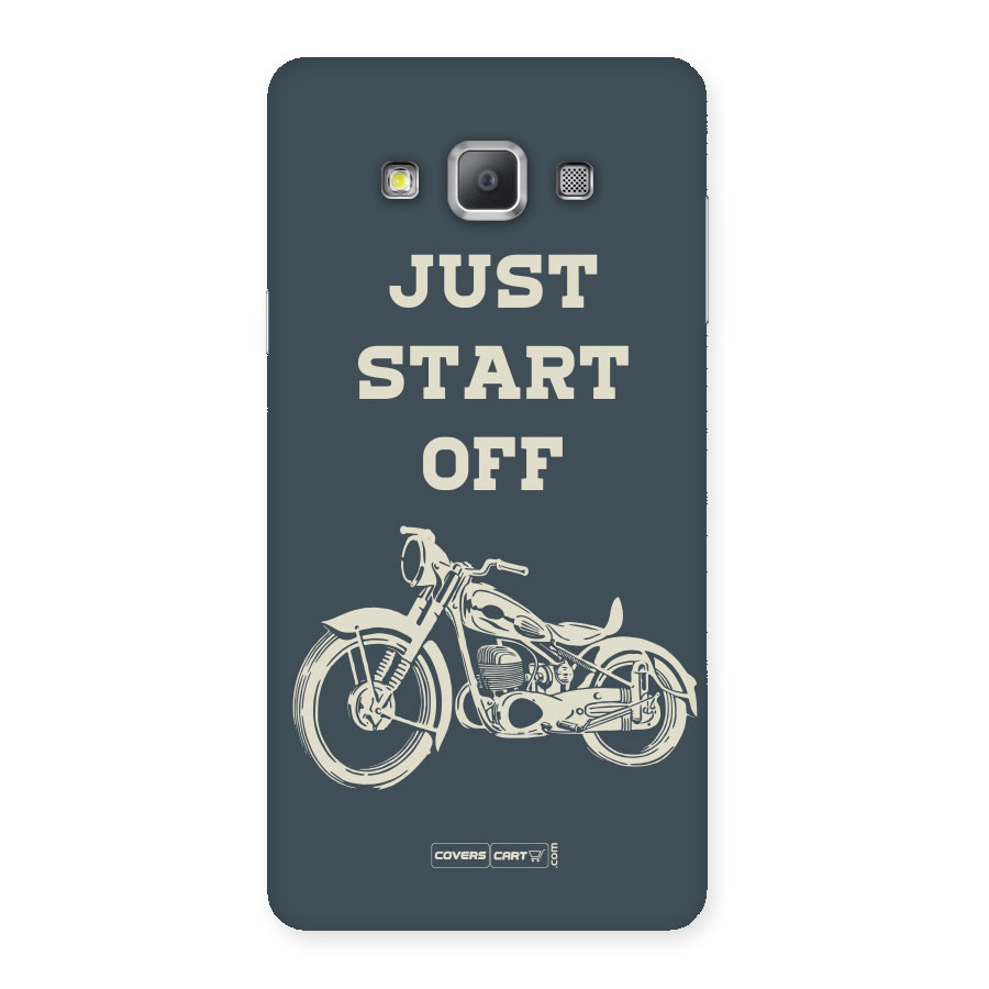 Just Start Off Back Case for Galaxy A7