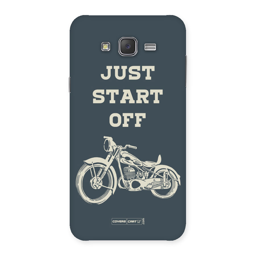 Just Start Off Back Case for Galaxy J7