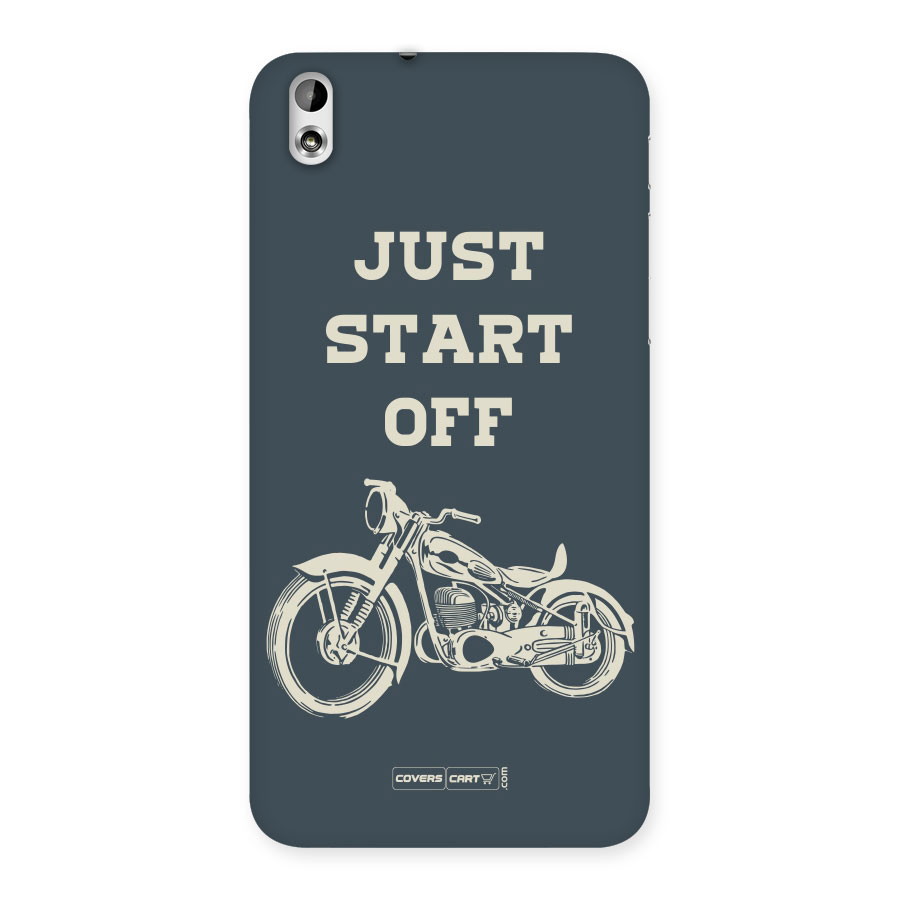 Just Start Off Back Case for HTC Desire 816
