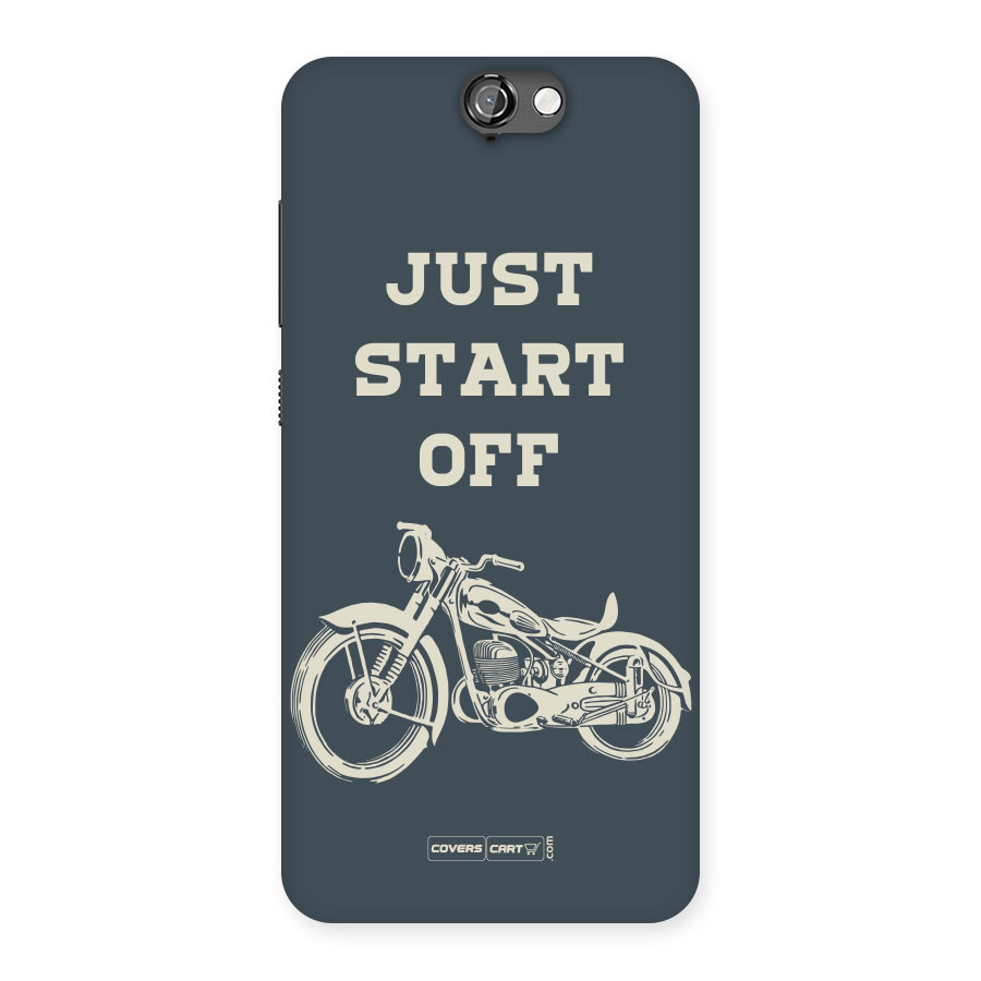 Just Start Off Back Case for HTC One A9