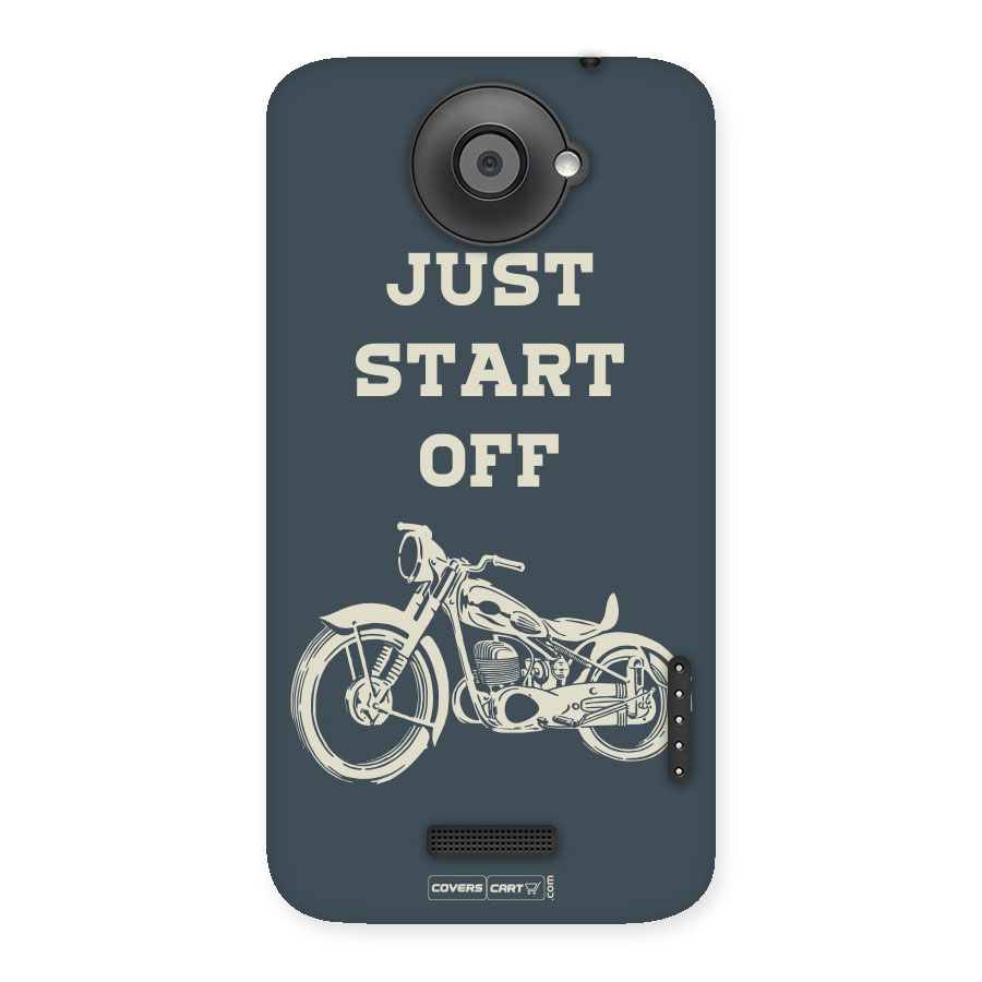 Just Start Off Back Case for HTC One X