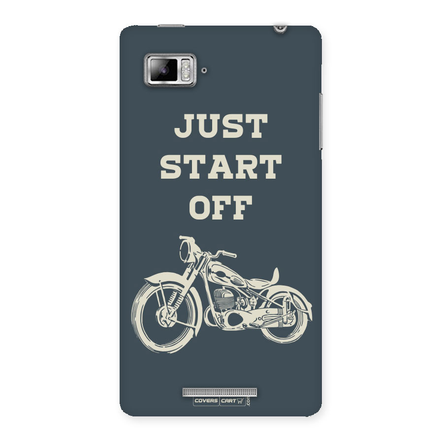 Just Start Off Back Case for Lenovo Vibe Z K910