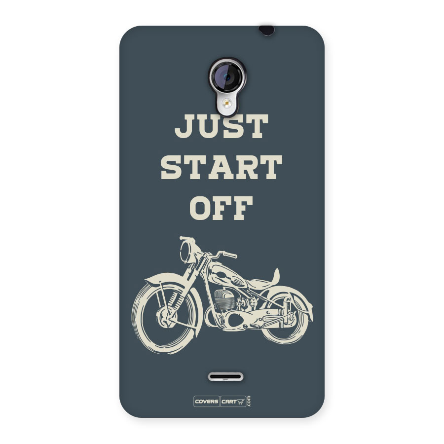 Just Start Off Back Case for Micromax Unite 2 A106