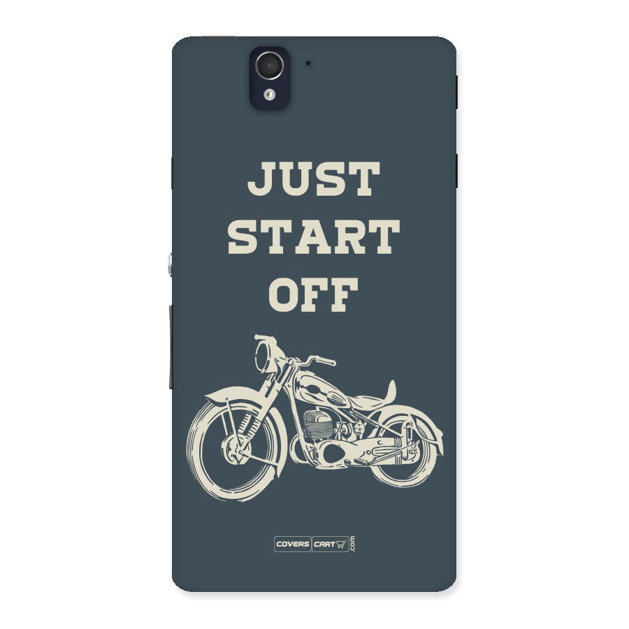 Just Start Off Back Case for Sony Xperia Z