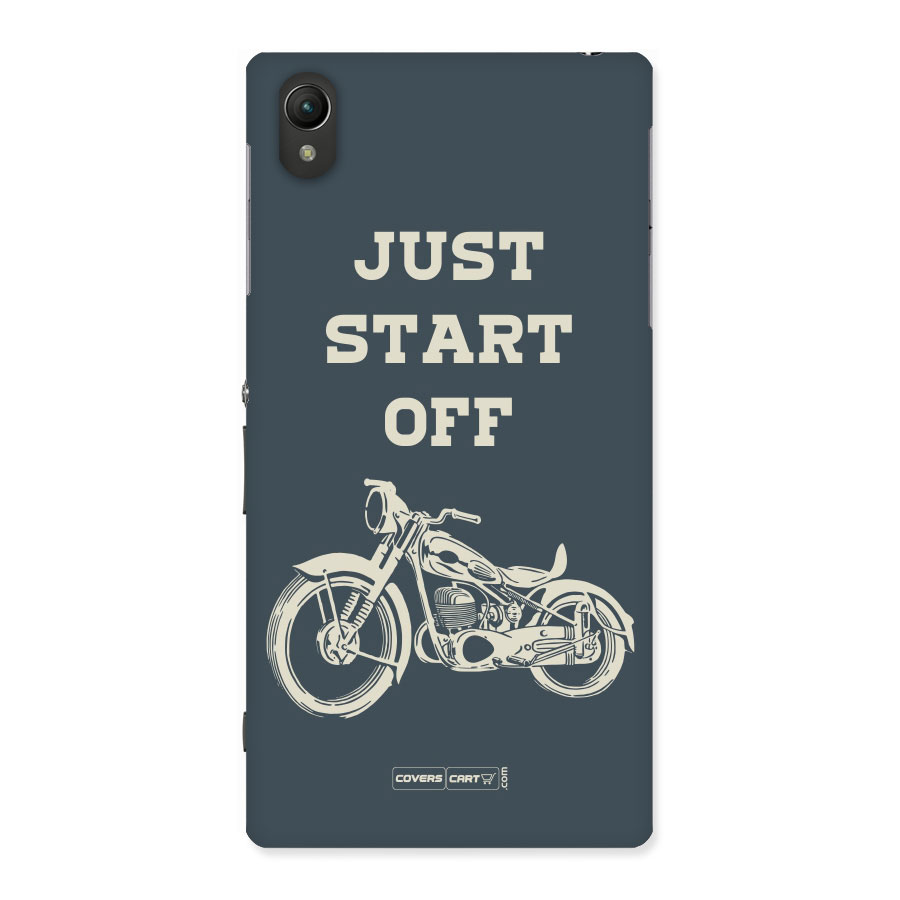 Just Start Off Back Case for Sony Xperia Z1