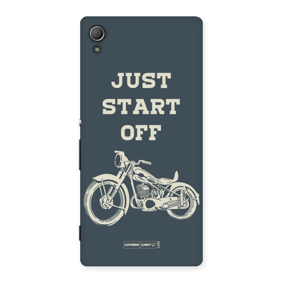 Just Start Off Back Case for Xperia Z4