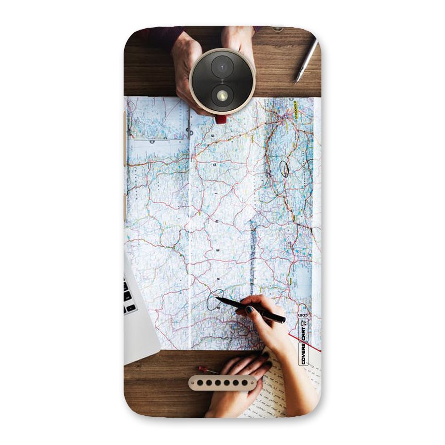 Just Travel Back Case for Moto C Plus