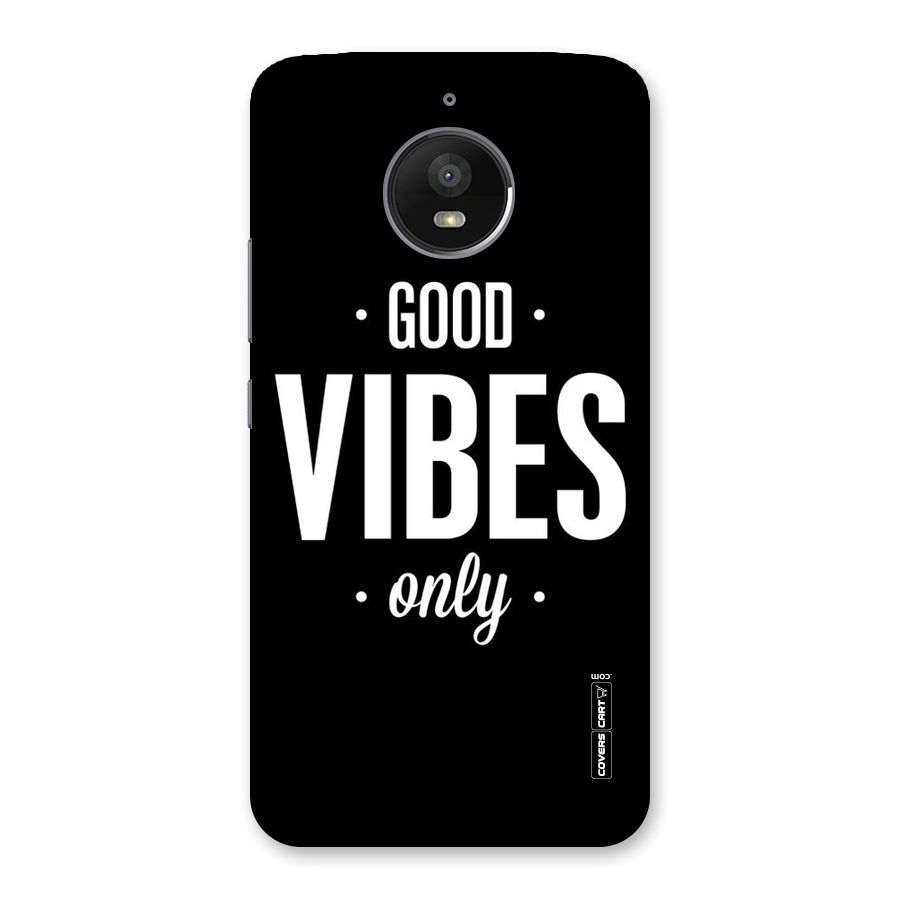 Just Vibes Back Case for Moto E4 Plus