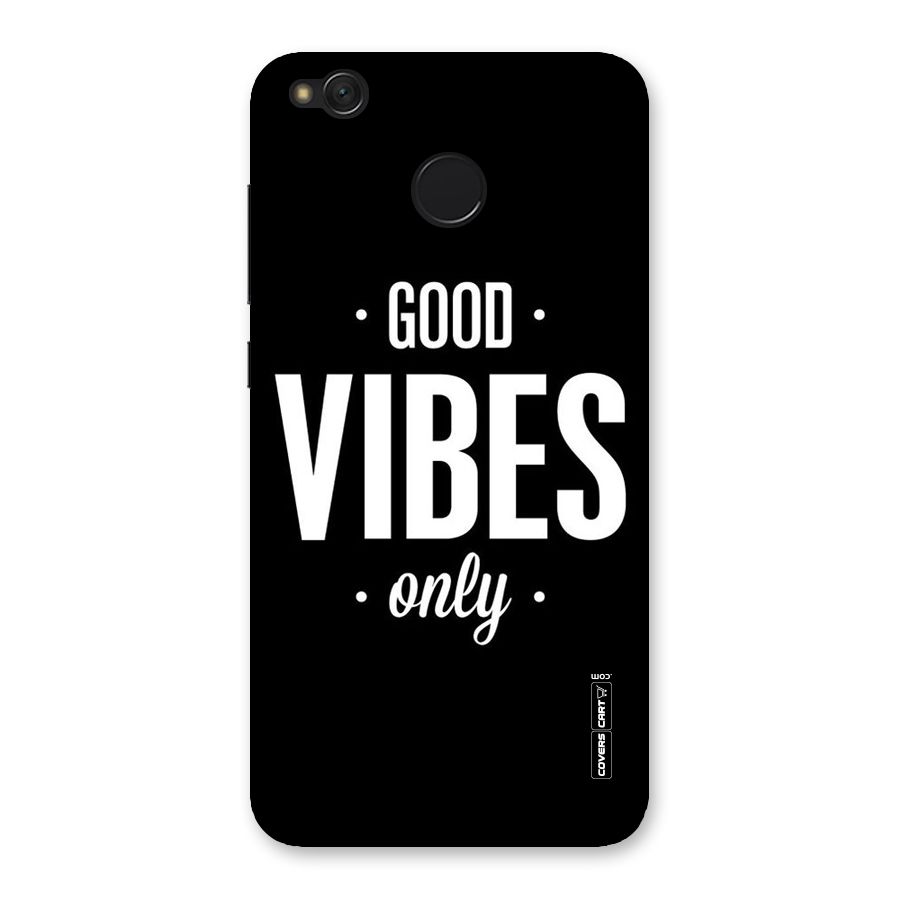 Just Vibes Back Case for Redmi 4