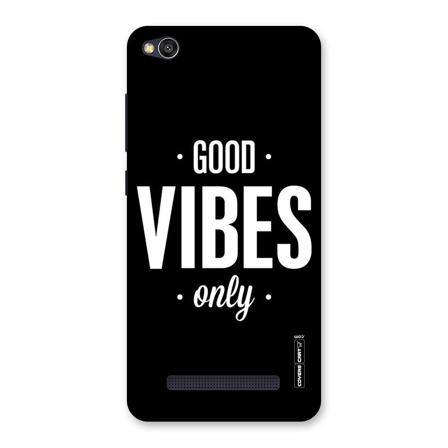 Just Vibes Back Case for Redmi 4A